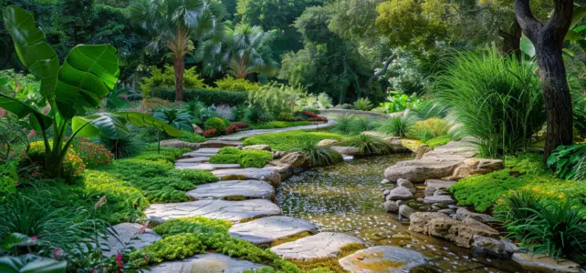 Comment transformer votre espace extérieur en une oasis de verdure avec des aménagements naturels en pierre